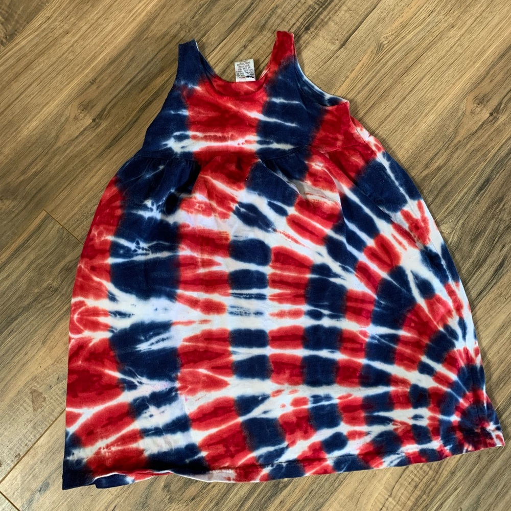 Toddler Girl’s Dharma Trading Co Tie Dye Dress
